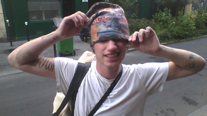 Fish camo beanie